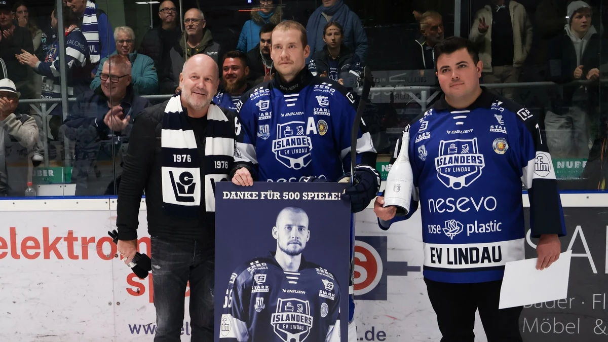 500 Spiele für Lindau: Andreas Farny.